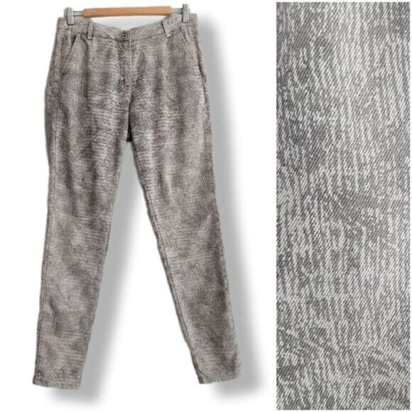 SANDWICH Oslo Slim Fit Pants Abstract Pattern Distressed Faded Sz M - Picture 1 of 13